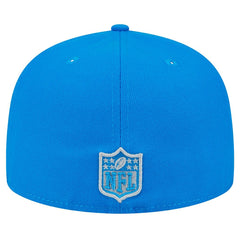 Detroit Lions New Era Main Side Patch 59FIFTY Fitted Hat Blue | NFL