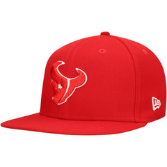 New Era Houston Texans Red Main Patch 59FIFTY Fitted Hat | NFL