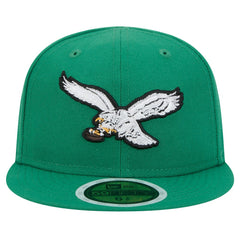 Philadelphia Eagles New Era Youth Main 59FIFTY Fitted Hat Kelly Green | NFL