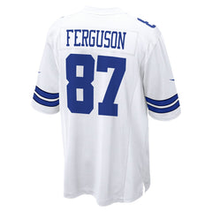 Jake Ferguson Dallas Cowboys Game Jersey White | Nike for Sale