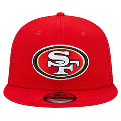San Francisco 49ers New Era Main Trucker 9FIFTY Snapback Hat Scarlet | NFL
