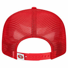 San Francisco 49ers New Era Main Trucker 9FIFTY Snapback Hat Scarlet | NFL