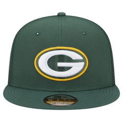 Green Bay Packers New Era Main Trucker 9FIFTY Snapback Hat Green | NFL