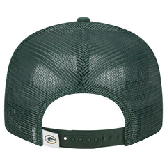 Green Bay Packers New Era Main Trucker 9FIFTY Snapback Hat Green | NFL
