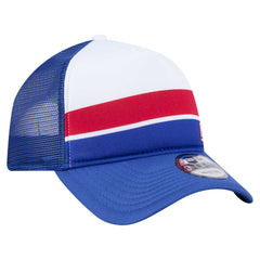 New York Giants New Era Youth Sport Night Color Block 9FORTY A-Frame Trucker Adjustable Hat Royal | NFL