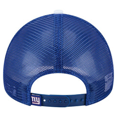 New York Giants New Era Youth Sport Night Color Block 9FORTY A-Frame Trucker Adjustable Hat Royal | NFL