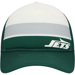 New York Jets New Era Youth Sport Night Color Block 9FORTY A-Frame Trucker Adjustable Hat Green | NFL