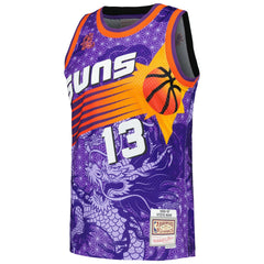 Steve Nash Phoenix Suns 1996/97 Hardwood Classics Asian Heritage 6.0 Swingman Throwback Player Jersey Purple - NBA