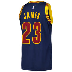 LeBron James Cleveland Cavaliers 2015/16 Hardwood Classics Authentic Jersey Navy - NBA