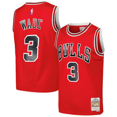 Dwyane Wade Chicago Bulls 2016/17 Hardwood Classics Swingman Jersey Red - NBA