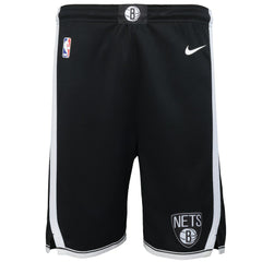 Brooklyn Nets Youth Swingman Performance Shorts Black Icon Edition - NBA