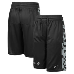 Brooklyn Nets Youth Courtside Starting Five Team Shorts Black - NBA