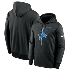 Detroit Lions Team Performance Pullover Hoodie Black | Nike for Sale