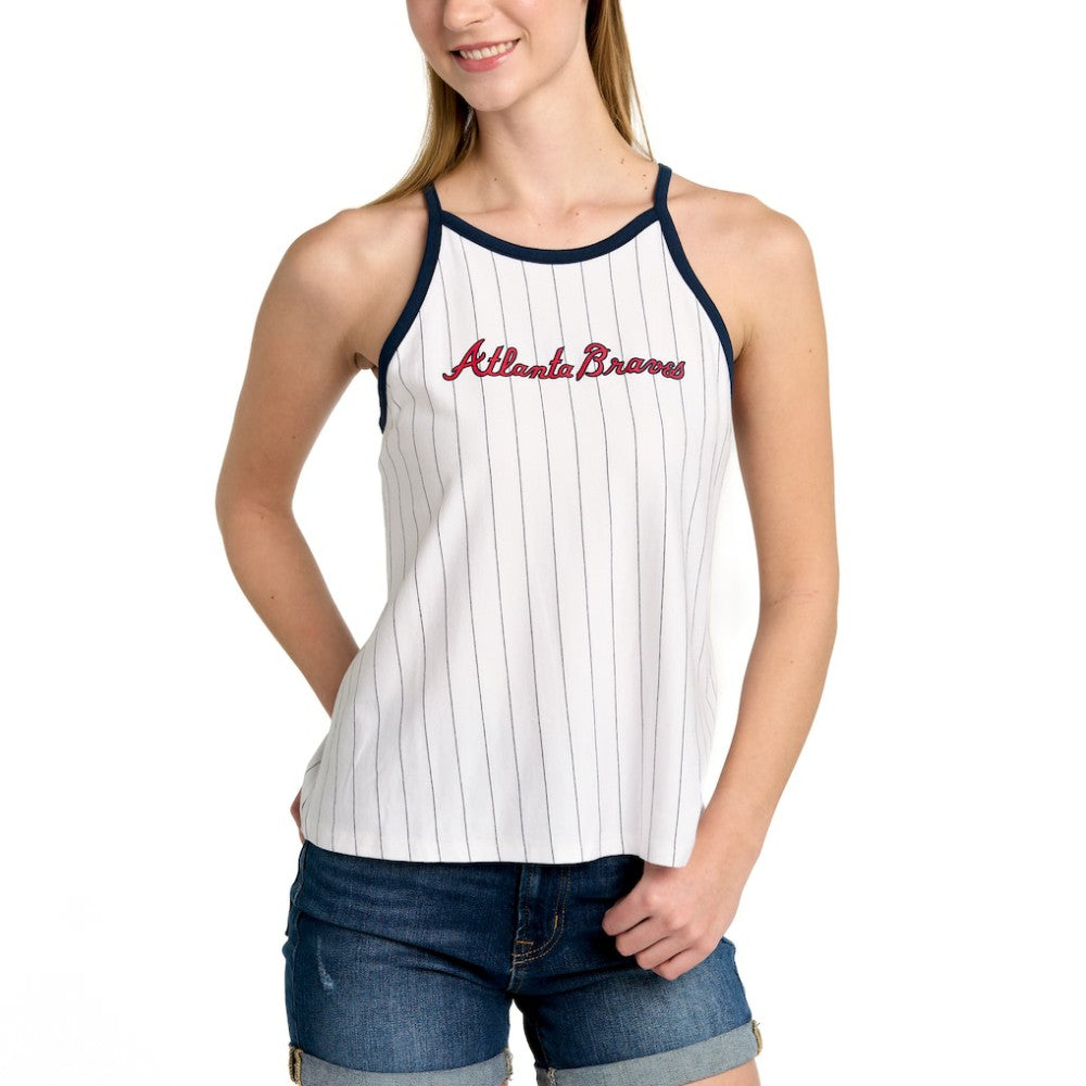 Atlanta Braves Lusso Women's Nahla Tank Top - MLB