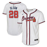 Matt Olson Atlanta Braves Nike Youth Home Limited Player Jersey - MLB