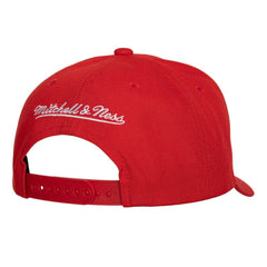 New Jersey Devils Mitchell & Ness Team Ground Pro Adjustable Hat - Red - NHL
