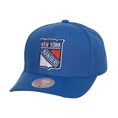 New York Rangers Mitchell & Ness Team Ground Pro Adjustable Hat - Blue - NHL