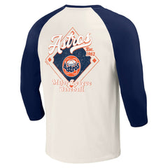 Houston Astros Darius Rucker Collection by Fanatics Cooperstown Collection Raglan 3/4-Sleeve T-Shirt - MLB