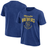 Milwaukee Brewers Darius Rucker Collection by Fanatics Cooperstown Collection Washed T-Shirt - MLB