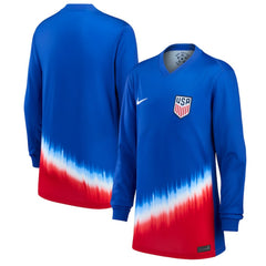 USMNT Youth 2024 Away Replica Long Sleeve Jersey Blue | Nike Online