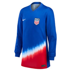 USMNT Youth 2024 Away Replica Long Sleeve Jersey Blue | Nike Online