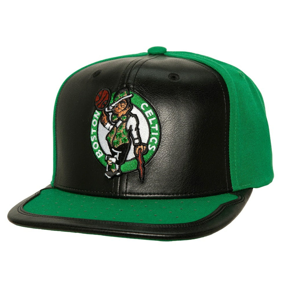 Boston Celtics Day One Snapback Hat Black/Kelly Green - NBA