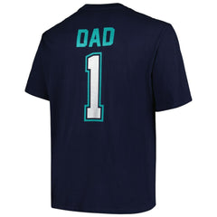 Seattle Mariners Profile Big & Tall #1 Dad T-Shirt - MLB