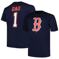 Boston Red Sox Profile Big & Tall #1 Dad T-Shirt - MLB