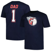Cleveland Guardians Profile Big & Tall #1 Dad T-Shirt - MLB
