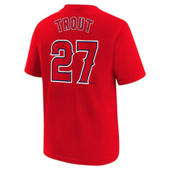 Mike Trout Los Angeles Angels Nike Youth Name & Number T-Shirt - MLB