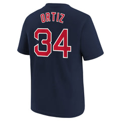 David Ortiz Boston Red Sox Nike Youth Name & Number T-Shirt - MLB