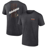 Philadelphia Flyers Fanatics Backbone T-Shirt - Heather Charcoal - NHL