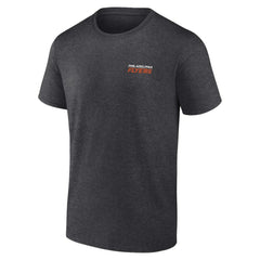 Philadelphia Flyers Fanatics Backbone T-Shirt - Heather Charcoal - NHL