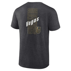 Vegas Golden Knights Fanatics Backbone T-Shirt - Heather Charcoal - NHL