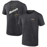Minnesota Wild Fanatics Backbone T-Shirt - Heather Charcoal - NHL