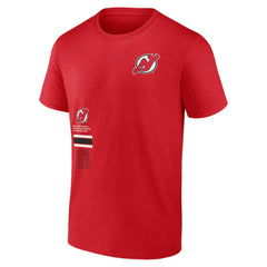 New Jersey Devils Fanatics Represent T-Shirt - Red - NHL