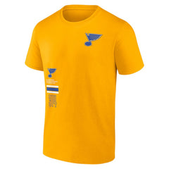 St. Louis Blues Fanatics Represent T-Shirt - Gold - NHL