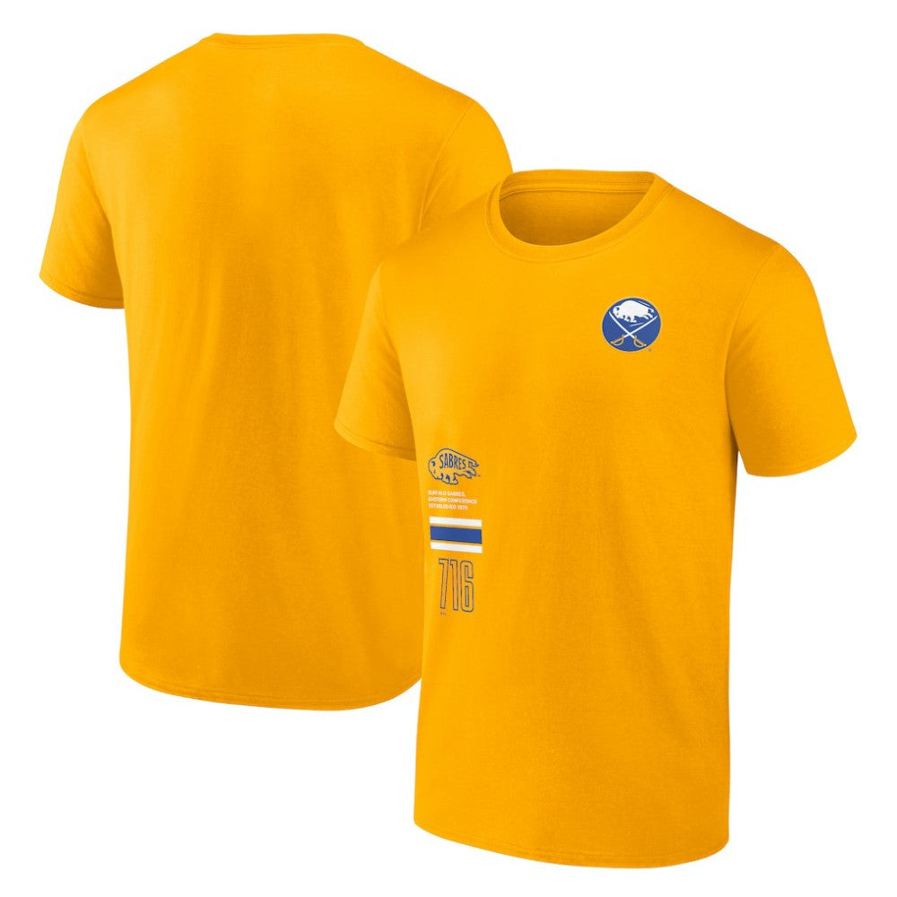 Buffalo Sabres Fanatics Represent T-Shirt - Gold - NHL