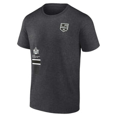 Los Angeles Kings Fanatics Represent T-Shirt - Heather Charcoal - NHL