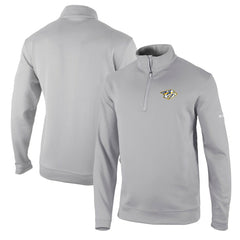 Nashville Predators Columbia Wickham Hills Omni-Wick Quarter-Zip Jacket - Gray - NHL