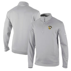 Pittsburgh Penguins Columbia Wickham Hills Omni-Wick Quarter-Zip Jacket - Gray - NHL