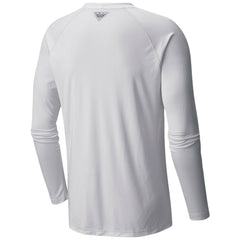 Seattle Kraken Columbia Terminal Tackle Omni-Shade Raglan Long Sleeve T-Shirt - White - NHL