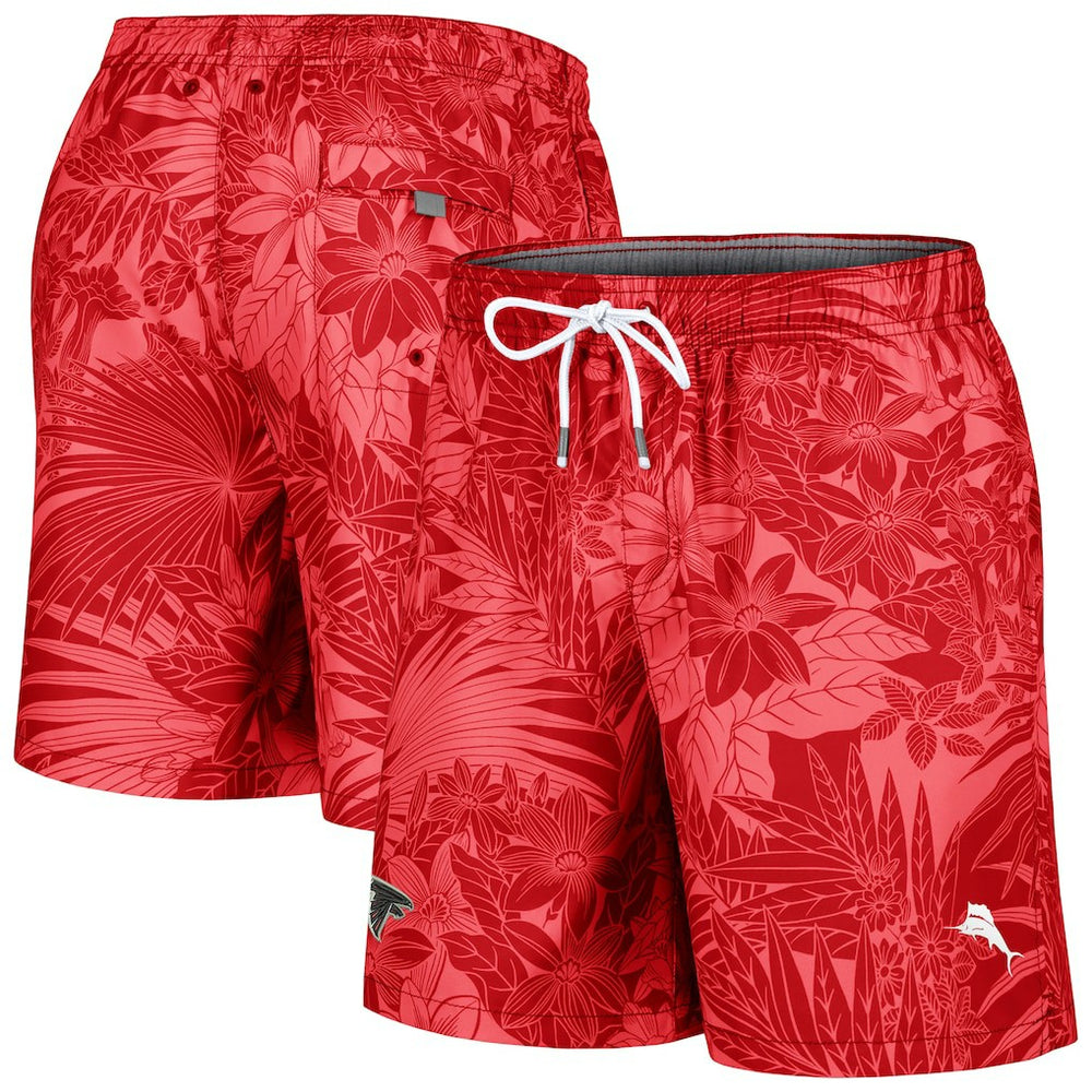Atlanta Falcons Santiago Palms Board Shorts Red | Tommy Bahama