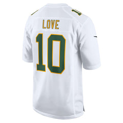 Jordan Love Green Bay Packers Fashion Game Jersey White | Nike for Sale