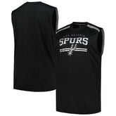 San Antonio Spurs Big & Tall Birdseye Muscle Tank Top Black - NBA