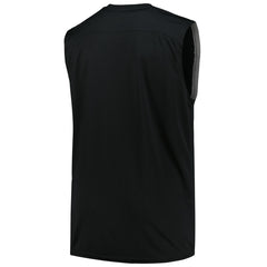 San Antonio Spurs Big & Tall Birdseye Muscle Tank Top Black - NBA