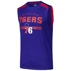 Philadelphia 76ers Birdseye Muscle Tank Top Royal - NBA