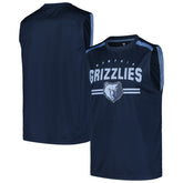 Memphis Grizzlies Birdseye Muscle Tank Top Navy - NBA