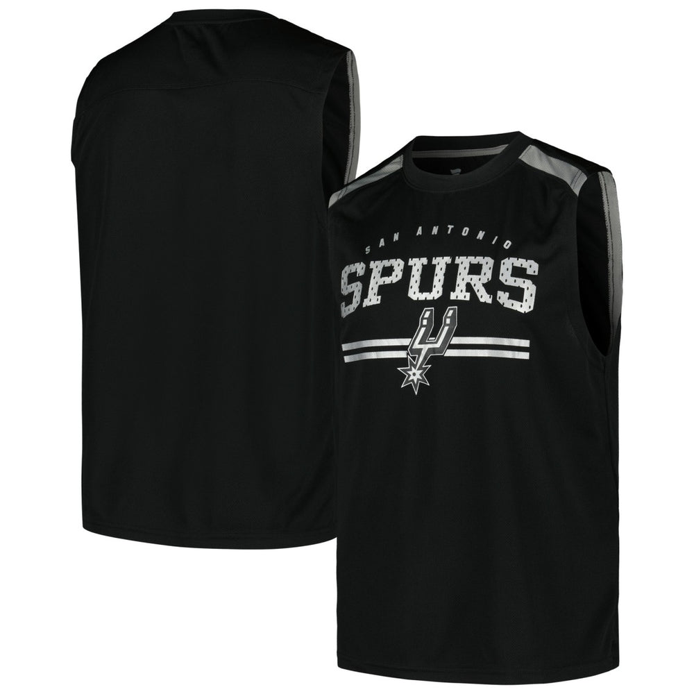 San Antonio Spurs Birdseye Muscle Tank Top Black - NBA