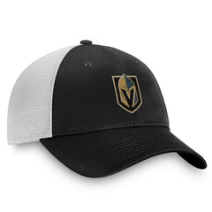 Vegas Golden Knights Fanatics Core Primary Logo Trucker Adjustable Hat - Charcoal/White - NHL